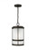 Wilburn modern 1-light LED outdoor exterior ceiling hanging pendant lantern in antique bronze finish (38|6290901EN3-71)