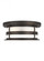 Wilburn modern 2-light LED outdoor exterior ceiling flush mount in antique bronze finish with satin (38|7890902EN3-71)