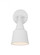 Flood Light traditional 1-light outdoor exterior adjustable swivel flood light in white finish with (38|8560701-15)