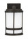 Wilburn modern 1-light outdoor exterior small wall lantern sconce in antique bronze finish with sati (38|8590901-71)