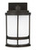 Wilburn modern 1-light outdoor exterior Dark Sky compliant small wall lantern sconce in antique bron (38|8590901D-71)