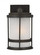 Wilburn modern 1-light LED outdoor exterior small wall lantern sconce in antique bronze finish with (38|8590901EN3-71)