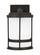 Wilburn modern 1-light LED outdoor exterior small wall lantern sconce in antique bronze finish with (38|8590901EN3-71)
