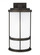 Wilburn modern 1-light LED outdoor exterior Dark Sky compliant large wall lantern sconce in antique (38|8790901DEN3-71)