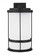 Wilburn modern 1-light outdoor exterior Dark Sky compliant extra large wall lantern sconce in black (38|8890901D-12)