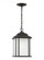 Kent traditional 1-light outdoor exterior ceiling hanging pendant in oxford bronze finish with satin (38|60531-746)