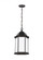 Sevier traditional 1-light LED outdoor exterior ceiling hanging pendant in antique bronze finish wit (38|6238751EN3-71)