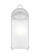 New Castle traditional 1-light outdoor exterior large wall lantern sconce in white finish with satin (38|8593001-15)