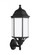 Sevier traditional 1-light LED outdoor exterior large uplight outdoor wall lantern sconce in black f (38|8638751EN3-12)