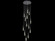 Encino 13-Light Multi Pendant in Gunmetal with Clear Crystal (4450|HF7713-GM)