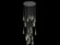 Encino 25-Light Multi Pendant in Gunmetal with Clear Crystal (4450|HF7725-GM)