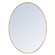 Metal frame oval mirror 40 inch in Brass (758|MR4630BR)