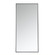 Metal frame rectangle mirror 30 inch in Black (758|MR43060BK)