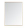 Metal Frame Rectangle Mirror 36 Inch in Brass (758|MR43648BR)