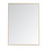 Metal frame rectangle mirror 36 inch in Brass (758|MR43648BR)