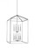 Perryton transitional 8-light indoor dimmable large ceiling pendant hanging chandelier light in chro (38|5115008-05)
