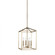 Perryton transitional 4-light indoor dimmable small ceiling pendant hanging chandelier light in sati (38|5215004-848)
