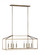 Perryton transitional 8-light indoor dimmable linear ceiling chandelier pendant light in satin brass (38|6615008-848)