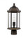 Sevier traditional 1-light outdoor exterior medium post lantern in antique bronze finish with clear (38|8238601-71)