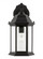 Sevier traditional 1-light outdoor exterior medium downlight outdoor wall lantern sconce in black fi (38|8938701-12)