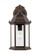 Sevier traditional 1-light outdoor exterior medium downlight outdoor wall lantern sconce in antique (38|8938701-71)