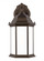 Sevier traditional 1-light outdoor exterior medium downlight outdoor wall lantern sconce in antique (38|8938751-71)