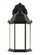 Sevier traditional 1-light LED outdoor exterior medium downlight outdoor wall lantern sconce in blac (38|8938751EN3-12)