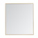 Metal frame rectangle mirror 36 inch in Brass (758|MR43640BR)