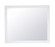 Aqua rectangle vanity mirror 30 inch in White (758|VM23036WH)