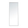 Metal frame rectangle mirror 14 inch in silver (758|MR41436S)