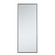Metal frame rectangle mirror 24 inch in Black (758|MR42460BK)