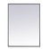 Metal frame rectangle mirror 27 inch in Black (758|MR42736BK)