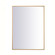 Metal frame rectangle mirror 27 inch in Brass (758|MR42736BR)