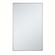 Metal frame rectangle mirror 30 inch in silver (758|MR43048S)