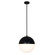 Ion 1-Light 14'' Pendant (254|FSN-4152-OPAL-MBLK)