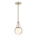 Pearl 1-Light Mini-Pendant (254|FSN-4235-OPAL-BRSS)