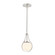 Pearl 1-Light Mini-Pendant (254|FSN-4235-OPAL-NCKL)
