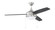 Phaze 3 52'' 3-Blade Ceiling Fan in Brushed Polished Nickel w/ Brushed Nickel/Greywood Textured B (20|PHA52BNK3-BNGW)