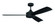 Inspo 54'' 3-Blade Ceiling Fan Indoor/Outdoor (Damp) in Flat Black w/ Flat Black Blades (20|INS54FB3)