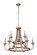 Marlowe 9 Light Chandelier in Satin Brass (20|53729-SB)