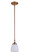 Marlowe 1 Light Mini Pendant in Satin Brass (20|53791-SB)