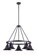Union 5 Light Outdoor Chandelier in Oiled Bronze Gilded (20|54025-OBG)