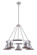 Union 5 Light Outdoor Chandelier in Satin Aluminum (20|54025-SA)