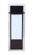 Heights 1 Light Medium Outdoor LED Wall Lantern in Stainless Steel/Midnight (20|ZA2512-SSMN-LED)