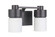 District 2 Light Vanity in Flat Black (20|12314FB2)