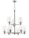 Dardyn 9 Light Chandelier in Brushed Polished Nickel (Clear Glass) (20|49829-BNK-C)