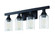 Chicago 4 Light Vanity in Flat Black (20|53104-FB)