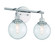 Que 2 Light Vanity in Chrome (20|53302-CH)