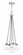Que 5 Light Pendant in Chrome (20|53395-CH)