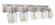 Trystan 5 Light Vanity in Brushed Polished Nickel (20|53505-BNK)
